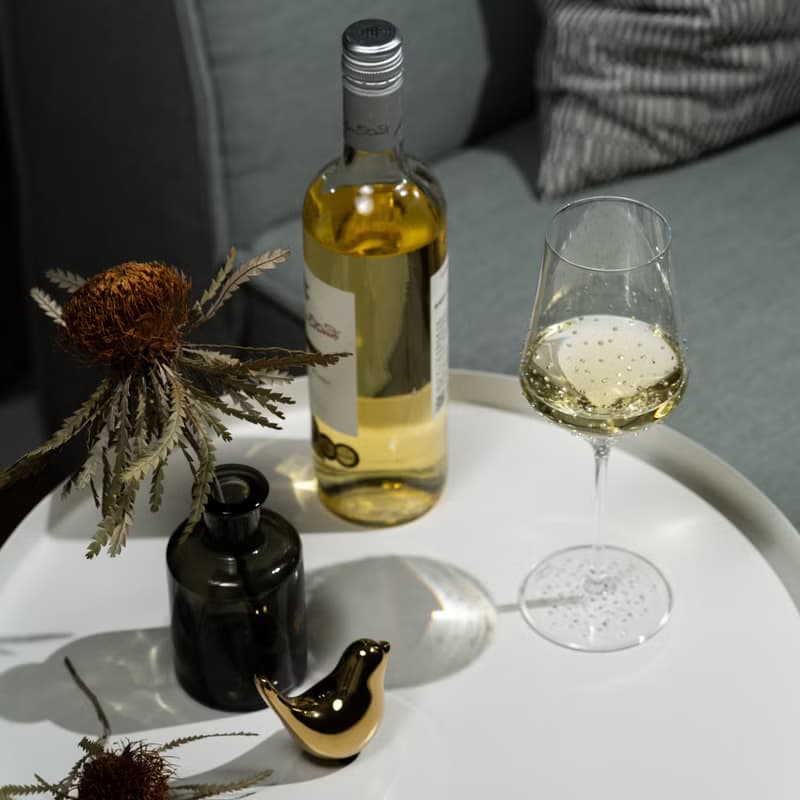 【GRANDI】奧地利 極光380 會呼吸的白酒杯 施華洛世奇水鑽白酒杯