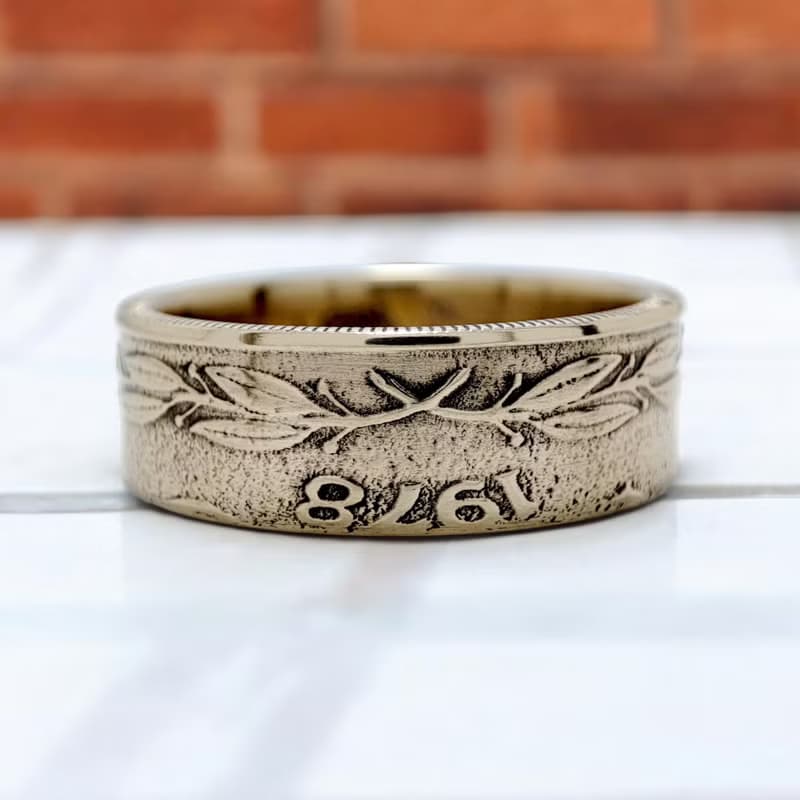 Coin Ring Chile, Chile Man Ring, Male Ring Chile, Coin Ring Chile Peso