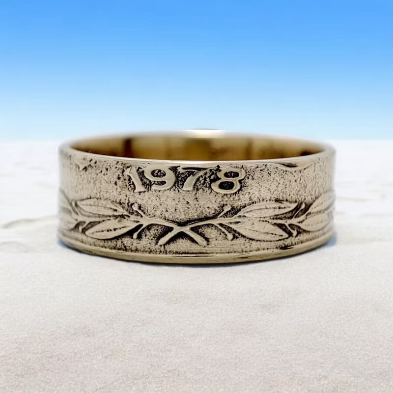 Coin Ring Chile, Chile Man Ring, Male Ring Chile, Coin Ring Chile Peso