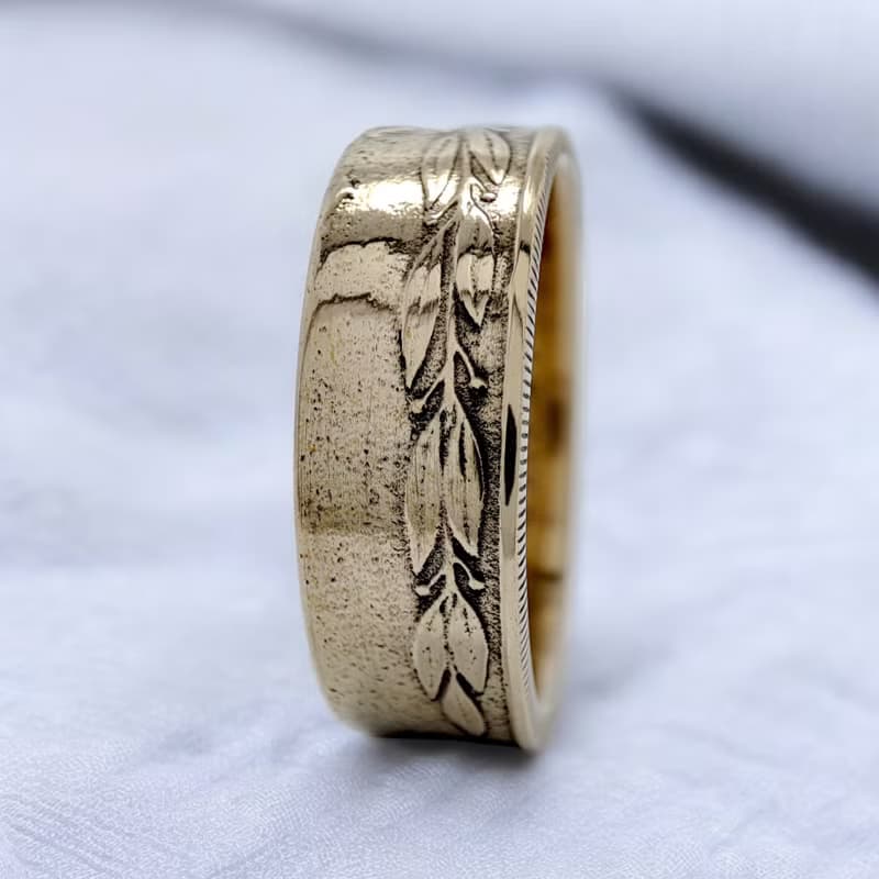 Coin Ring Chile, Chile Man Ring, Male Ring Chile, Coin Ring Chile Peso