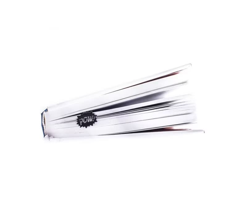 Metal Book Bookmark Speech Bubble Pow / Comic style Present for book lover //