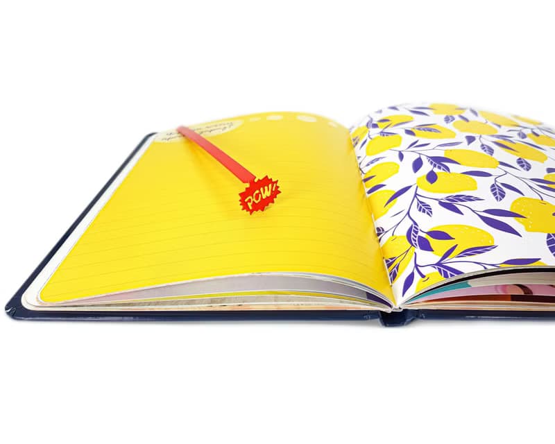 Metal Book Bookmark Speech Bubble Pow / Comic style Present for book lover //