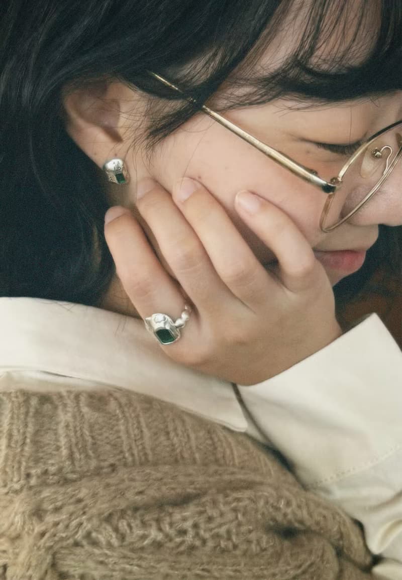 lucky pebble earrings