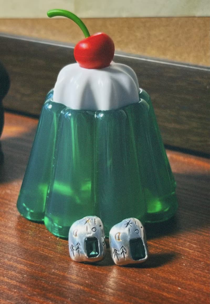 lucky pebble earrings