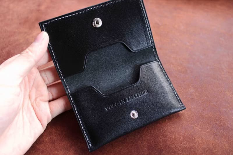 【VULCAN YANKEE 名片夾】 義大利牛皮 真皮名片夾 可製作無扣