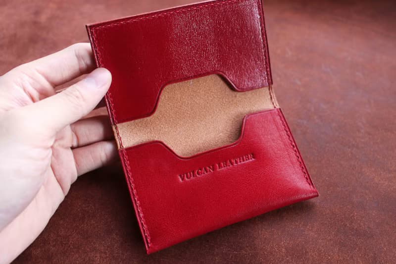 【VULCAN YANKEE 名片夾】 義大利牛皮 真皮名片夾 可製作無扣