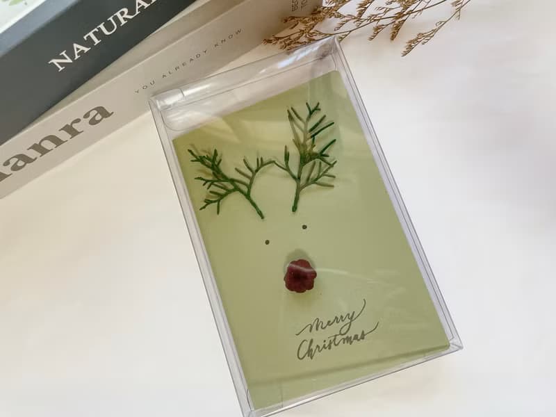 現貨48hr出貨/聖誕麋鹿卡片/聖誕節限定/聖誕卡片/手作卡片/麋鹿