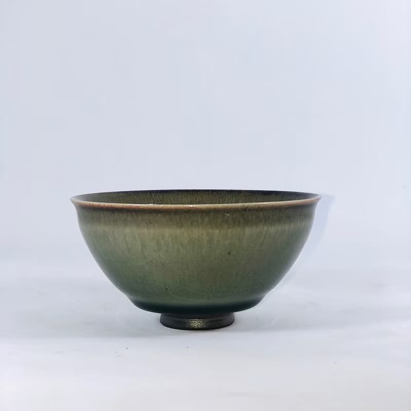 手作柴燒龍泉青瓷茶碗LONG006