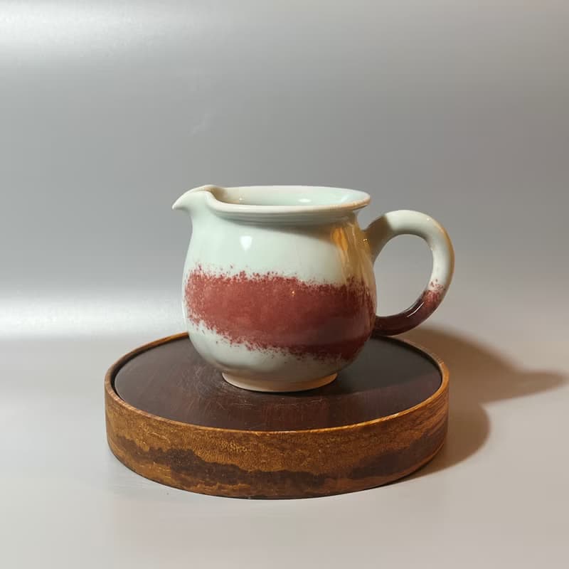 溫潤天青銅紅正把茶海 / 極品青瓷 / 小平凡手作