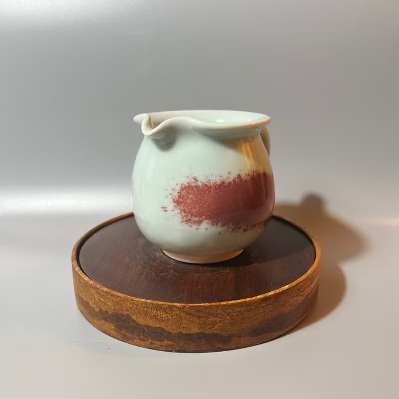 溫潤天青銅紅正把茶海 / 極品青瓷 / 小平凡手作