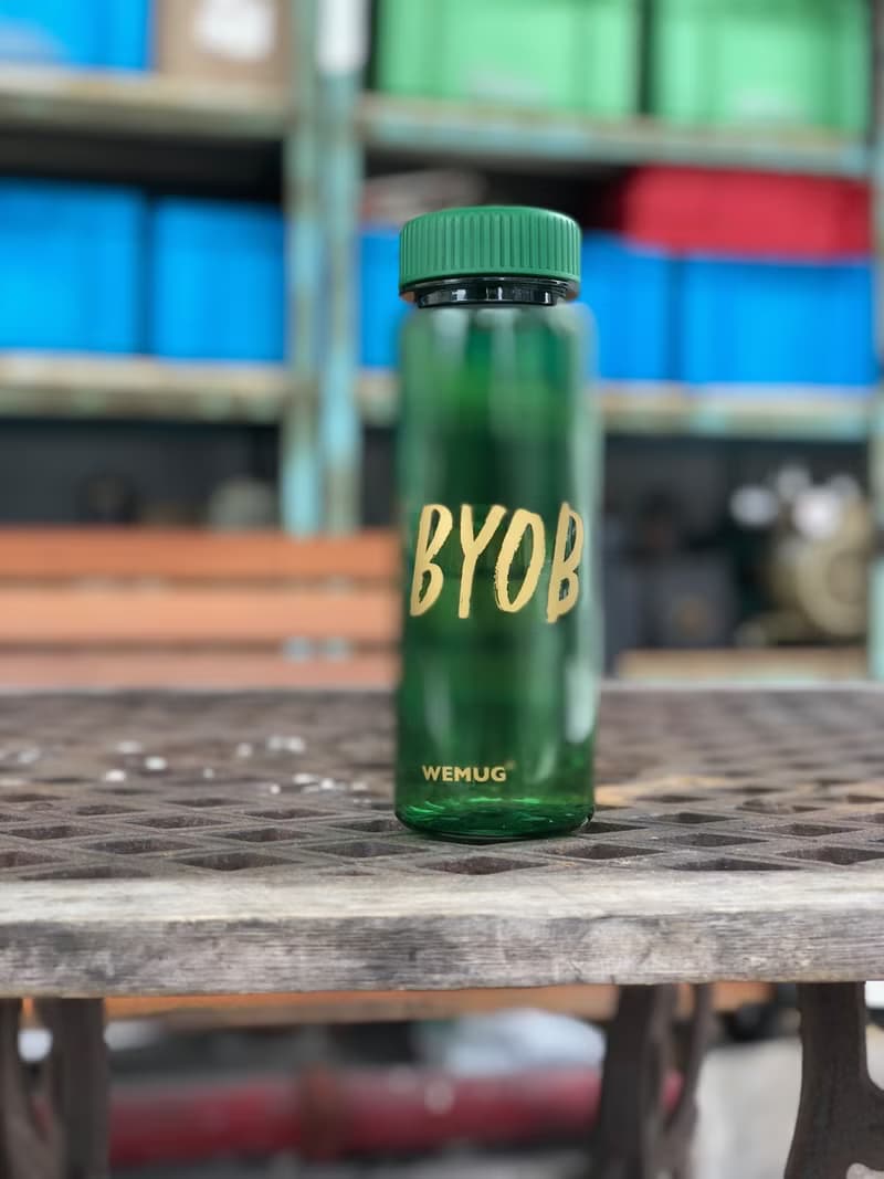 美國Tritan 500ml 運動戶外隨身水瓶 禮物 綠色#BYOB