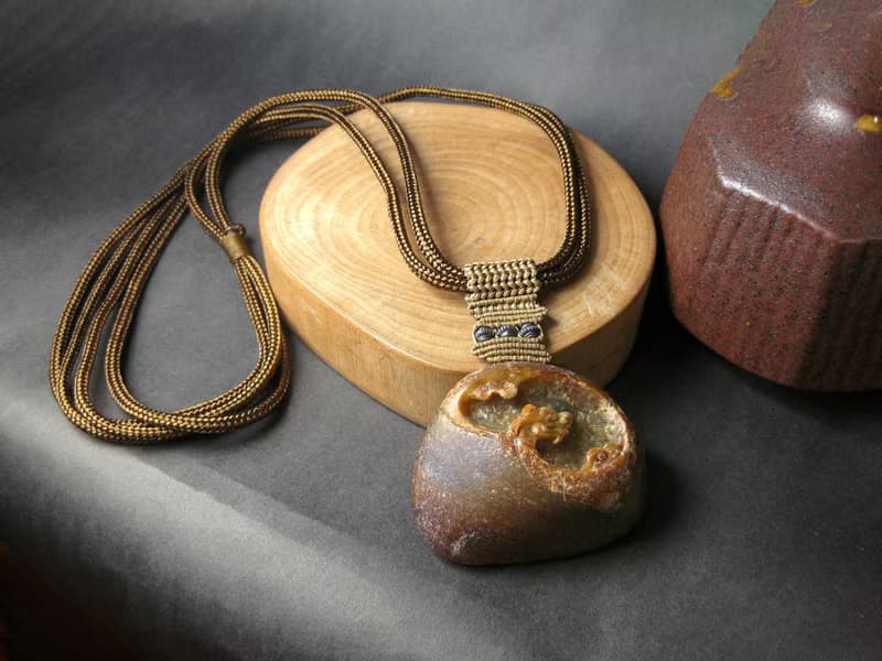 項鍊 古典編織－光耀雲龍 青白玉/氣勢如虹大器設計/