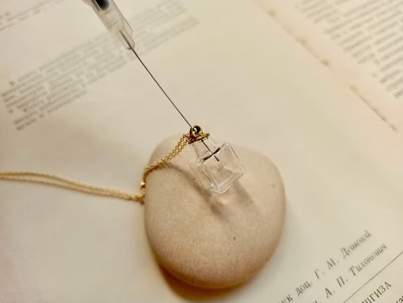 玻璃精油香水擴香瓶項鍊