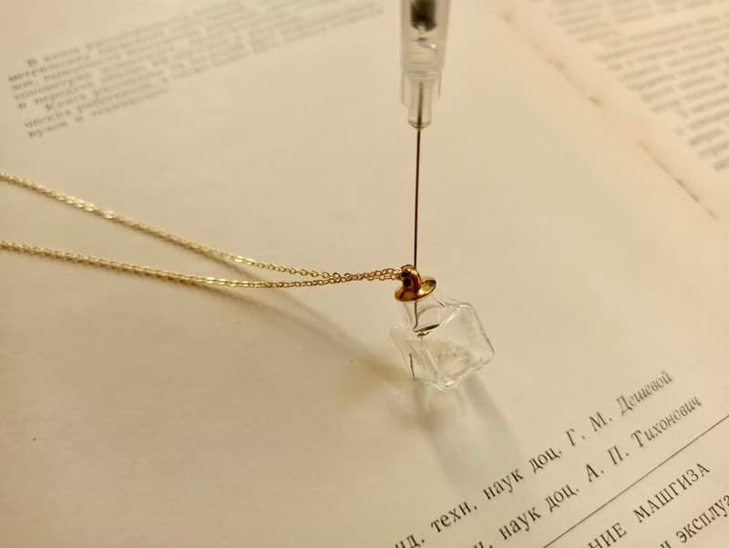 玻璃精油香水擴香瓶項鍊