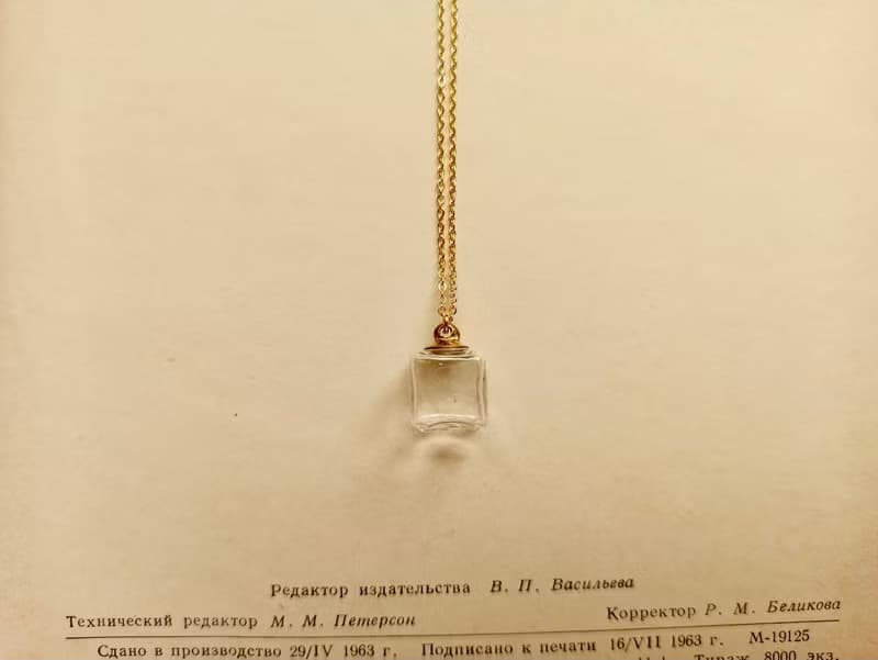 玻璃精油香水擴香瓶項鍊