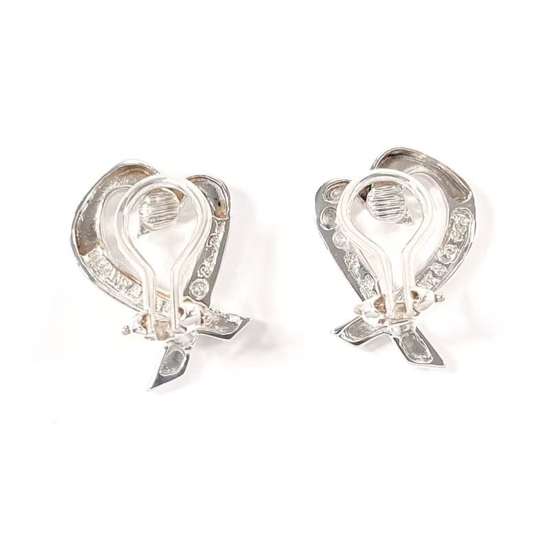 【日本直送 中古美品】ティファニー TIFFANY&Co. イヤリング ラビングハート パロマピカソ シルバー925 アクセサリー 新品仕上げ済み
