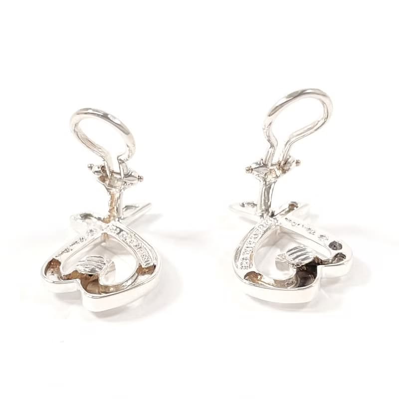 【日本直送 中古美品】ティファニー TIFFANY&Co. イヤリング ラビングハート パロマピカソ シルバー925 アクセサリー 新品仕上げ済み