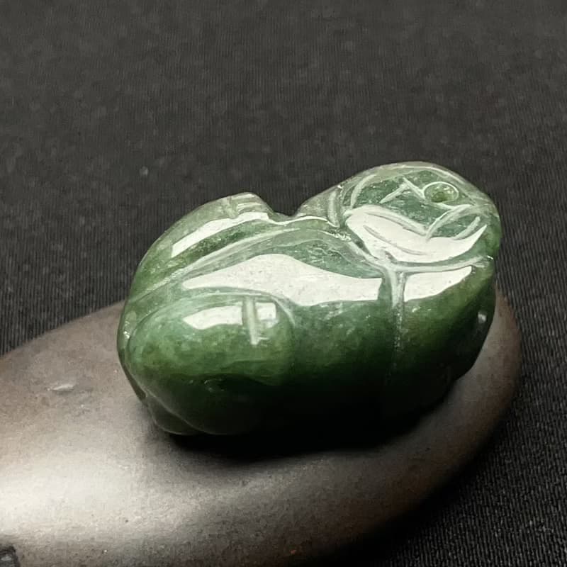 冰糯綠翡翠貔貅 | 天然緬甸玉翡翠A貨|送禮
