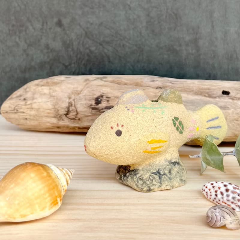 A Lu 魚兒陶花器/擴香器/禮物/手作手繪 高砂陶土 原創僅此一件