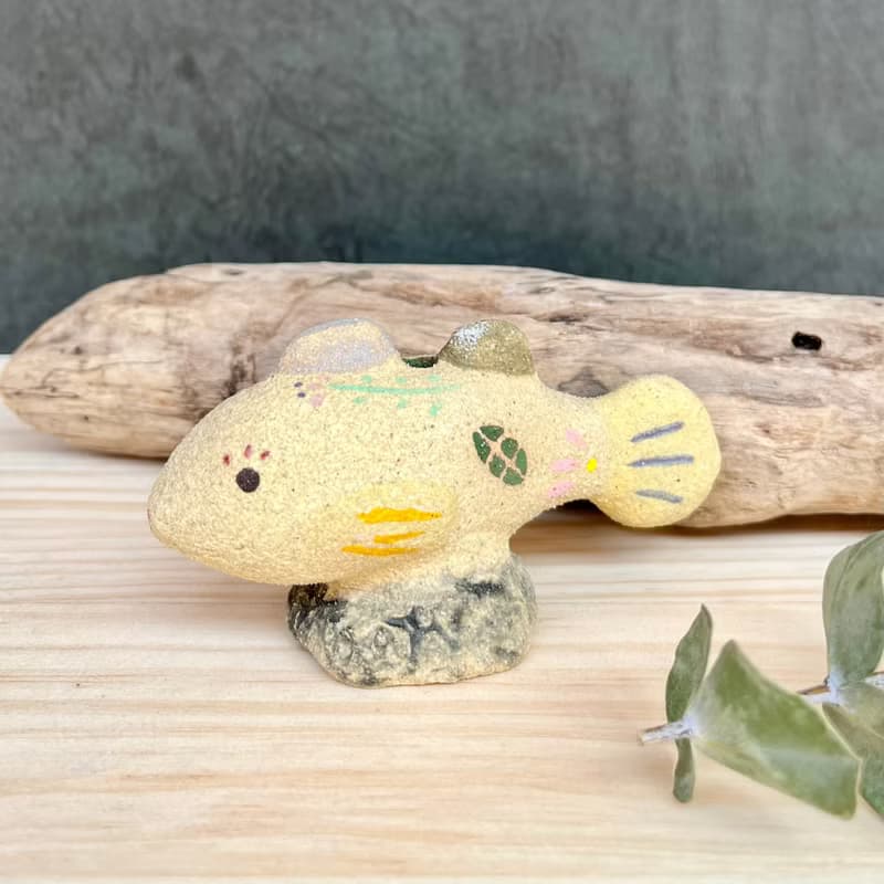 A Lu 魚兒陶花器/擴香器/禮物/手作手繪 高砂陶土 原創僅此一件