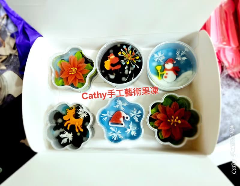 3寸6入多形狀杯聖誕禮盒