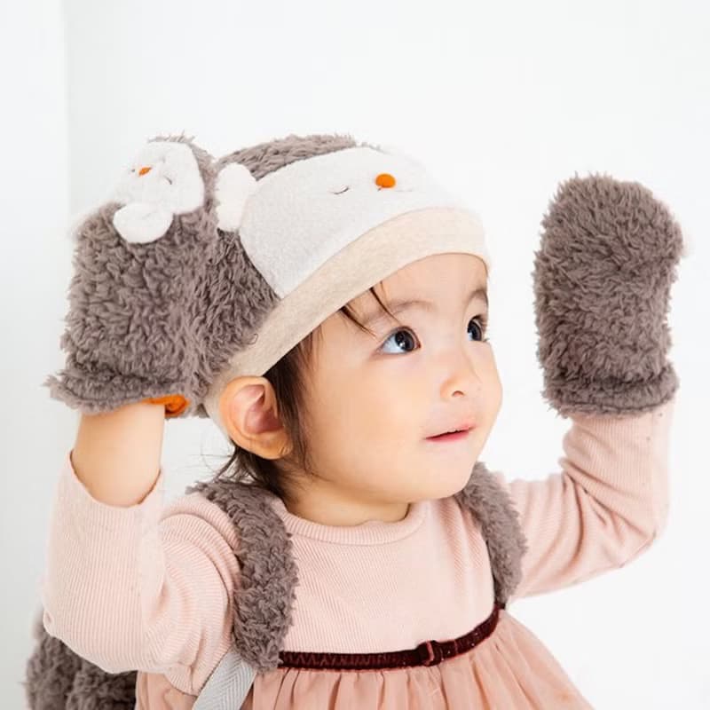 ANIMALS MITTEN アニマルズミトン 手袋 Rabbit/Bear/Sheep/Hedgehog Sleeping Animals 2823312