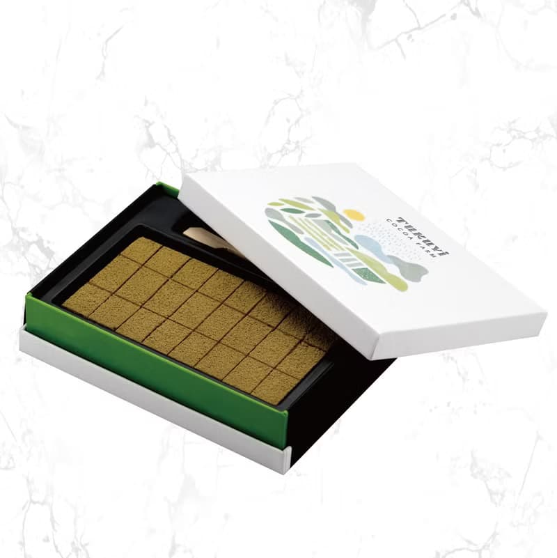 炭焙烏龍 生巧克力 (140g/盒)