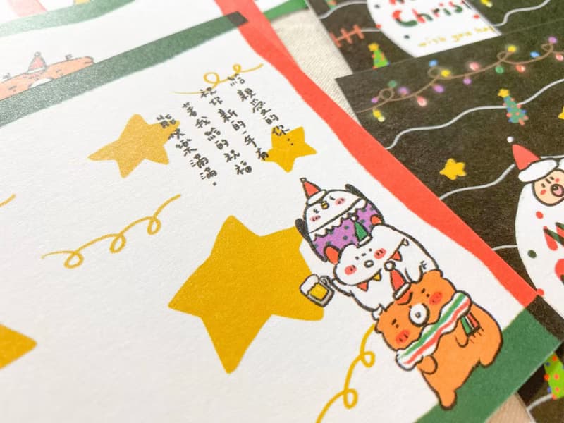 //2019年聖誕節提案來了//今年也是10張一起賣組