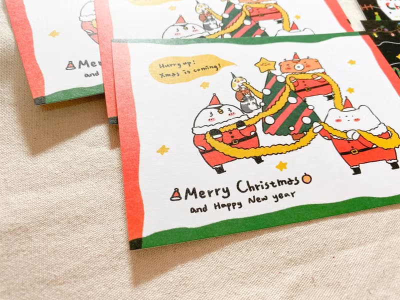 //2019年聖誕節提案來了//今年也是10張一起賣組