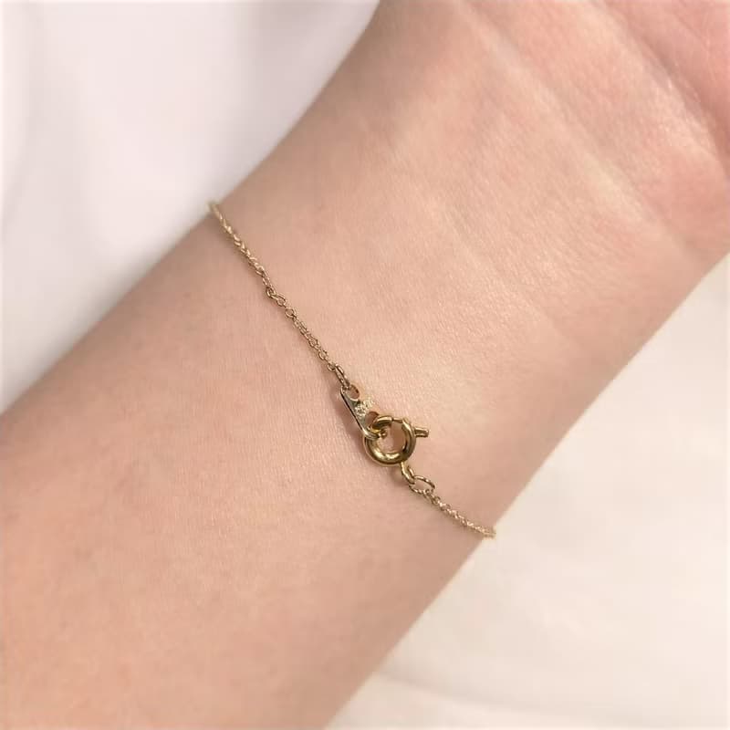 │輕珠寶│米型小珍珠 • 極簡手鍊 • 美國14k注金