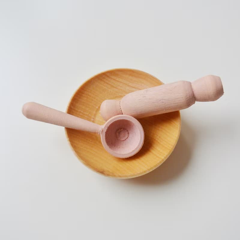 Wooden Tea Set Montessori toy Toddler eco-friendly Play accessories