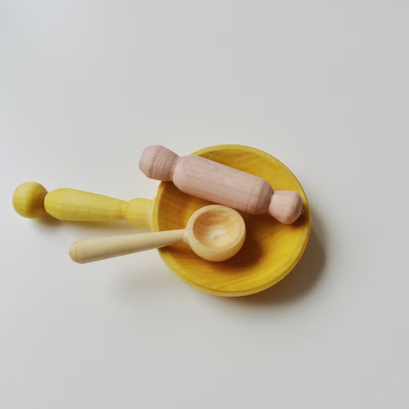 Wooden Tea Set Montessori toy Toddler eco-friendly Play accessories