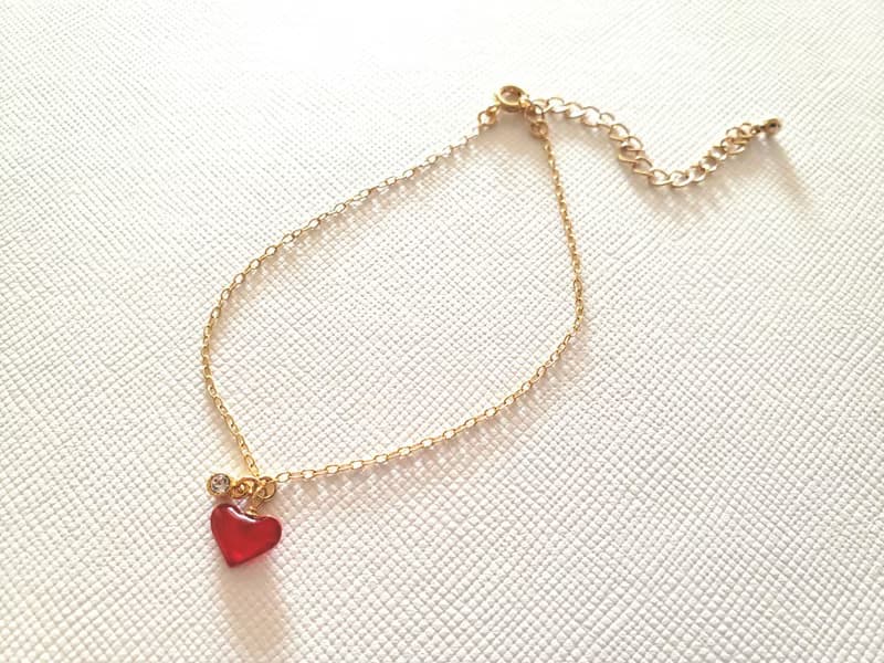 pulmp heart bracelet コロンとしたハートブレスレット
