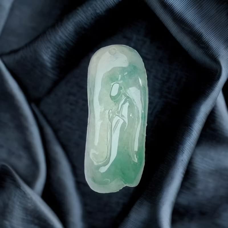 【悟道】冰種翡翠無相佛項鍊 | 天然緬甸玉翡翠A貨 | 送禮