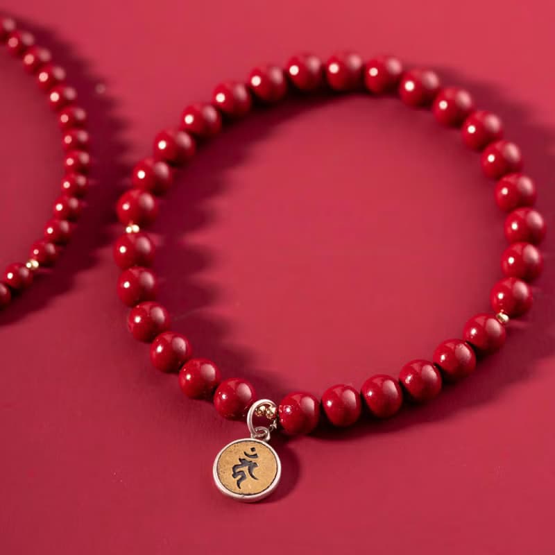 硃砂本命年化太歲手鍊 | 十二生肖平安符 | 新年禮盒