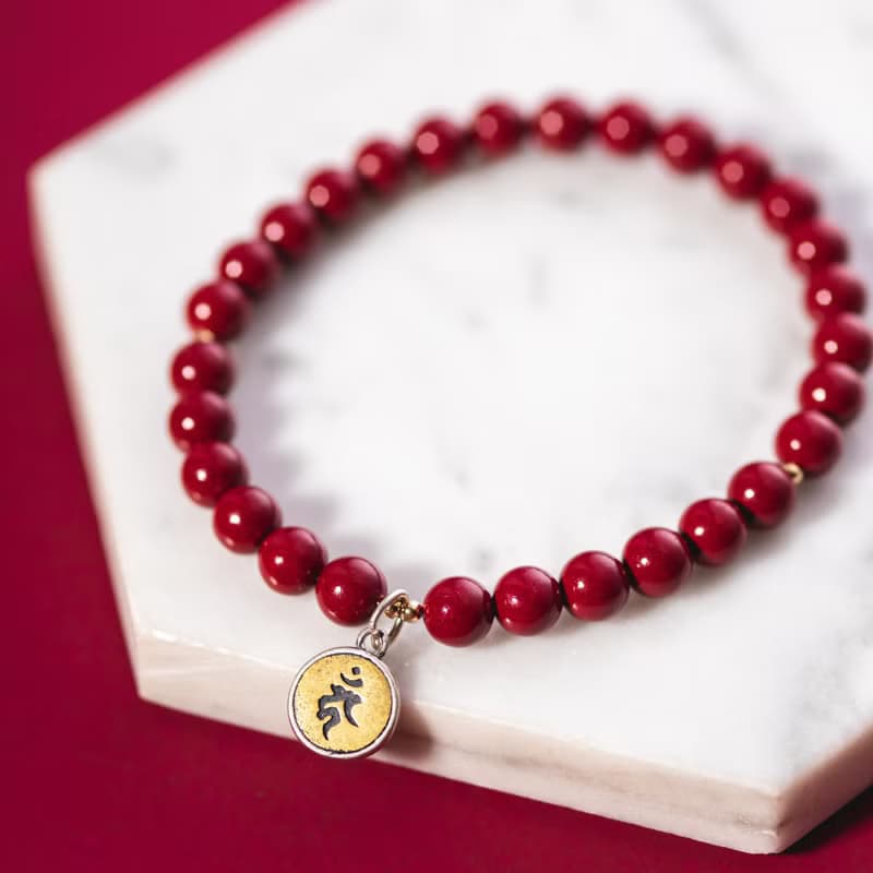 硃砂本命年化太歲手鍊 | 十二生肖平安符 | 新年禮盒