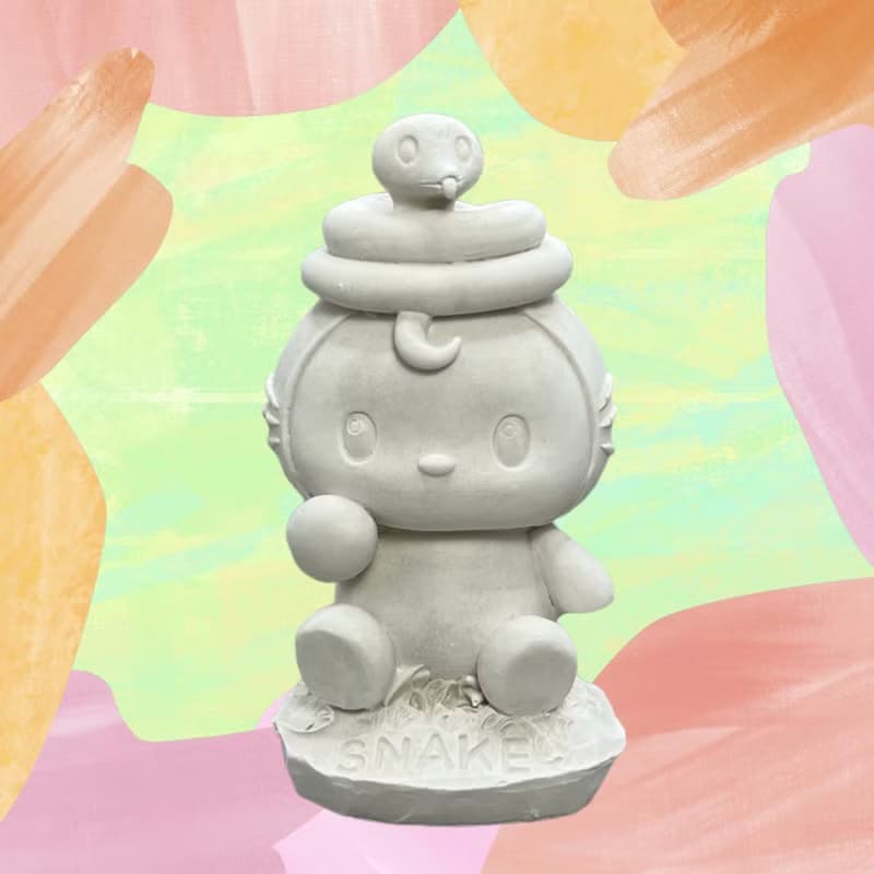開運萌寵 12生肖(蛇)  擴香石家飾 附5ml精油(多款任選) 療癒小物