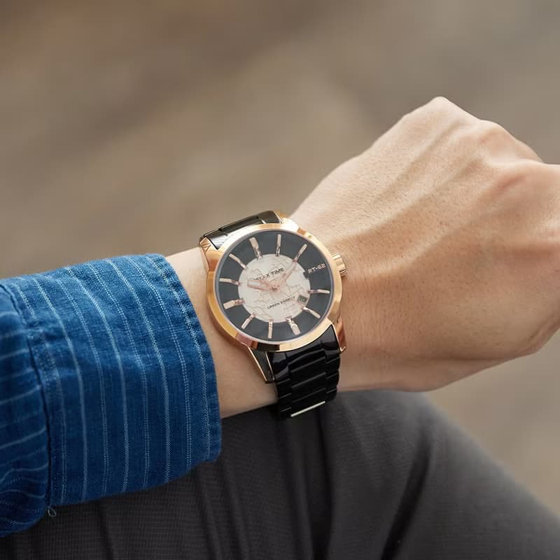 RELAX TIME 環保人動電能系列 腕錶 (RT-62k-5)