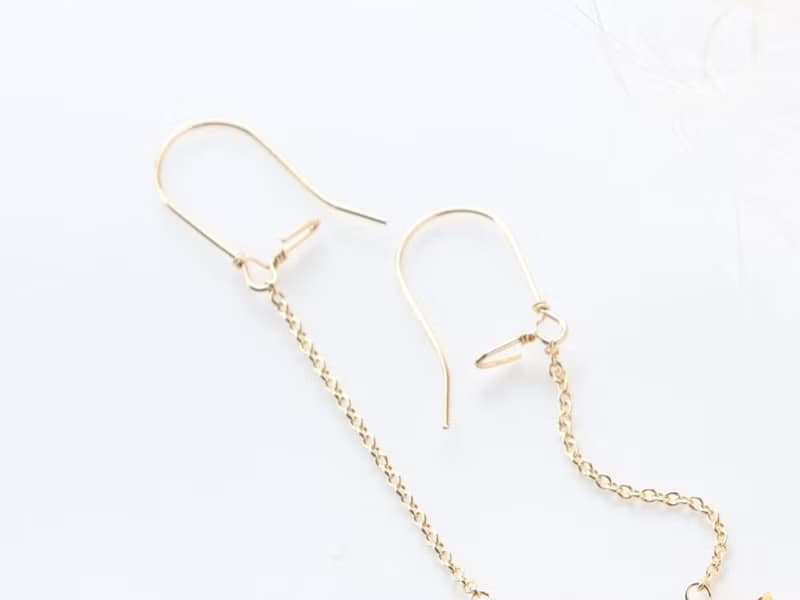 14kgf- multicolored garden pierced earrings(can change to clip-on)