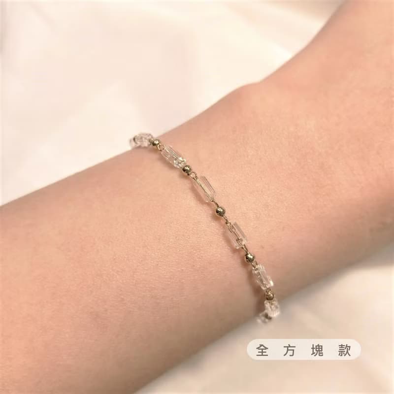 │輕奢│小方塊 • 手鍊 • 14K注金 • 14kgf