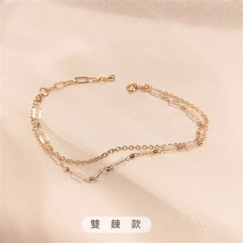 │輕奢│小方塊 • 手鍊 • 14K注金 • 14kgf