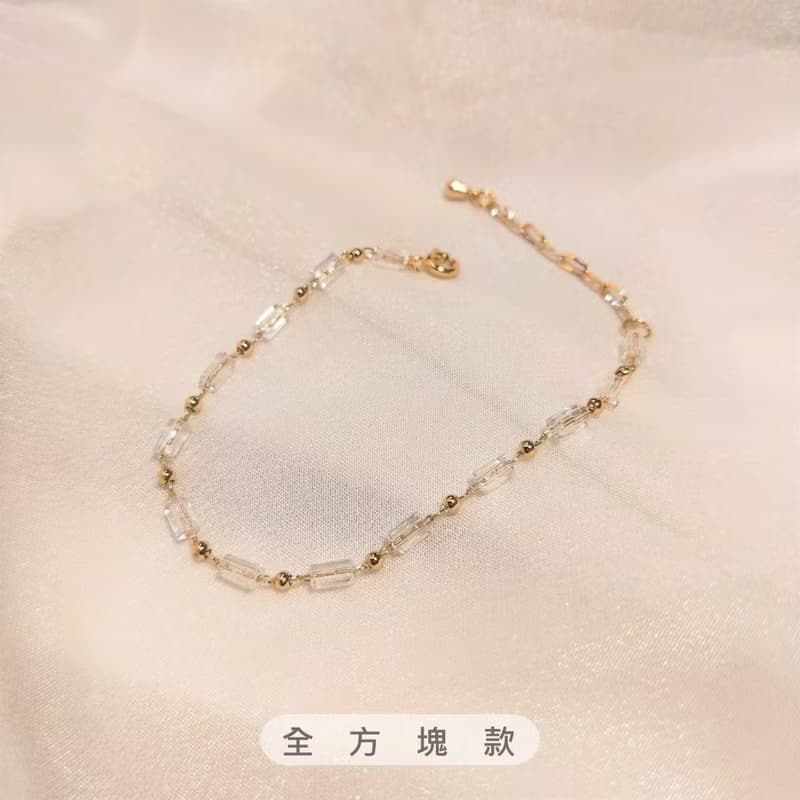 │輕奢│小方塊 • 手鍊 • 14K注金 • 14kgf