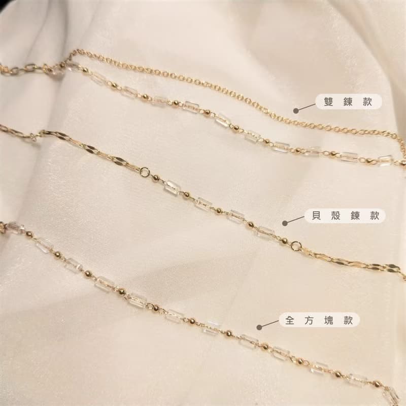 │輕奢│小方塊 • 手鍊 • 14K注金 • 14kgf