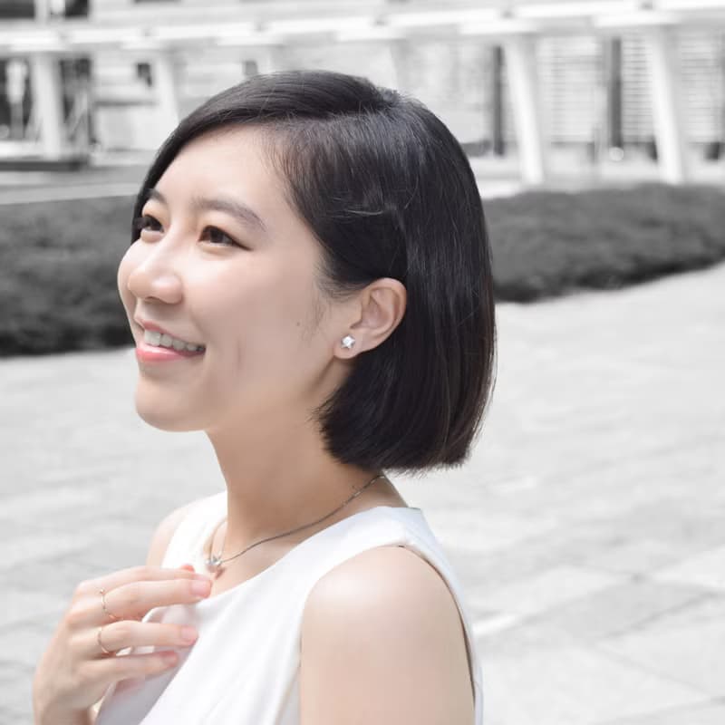 星星耳環 立體幸運星純銀耳環 | 可愛粉紅色