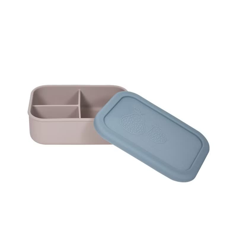 OYOY YUMMY兒童矽膠午餐盒  - 天空藍/薰衣草