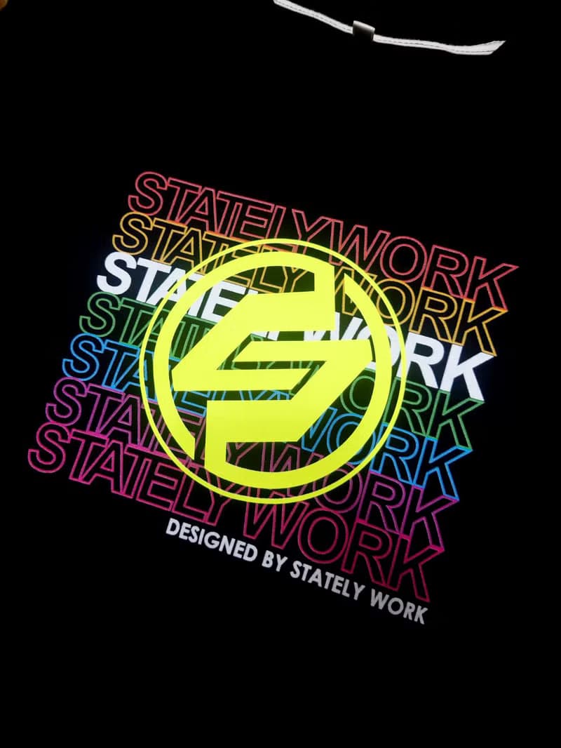 STATELYWORK 霓虹LOGO T-童裝短T