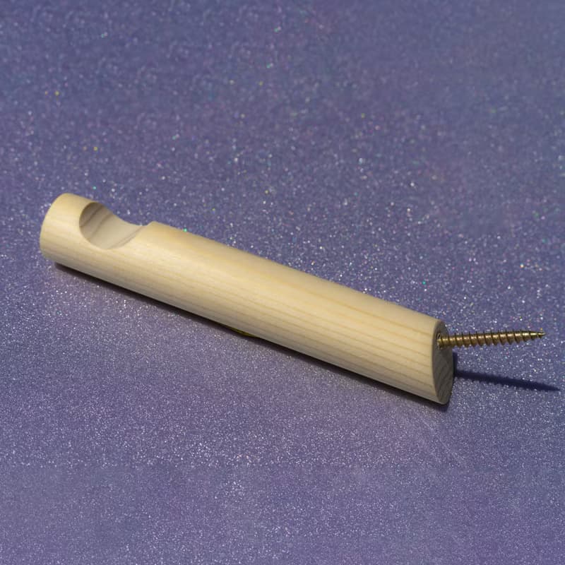 Pine wood wall hook.Minimalist wall storage. Macramé holder. Plant rack hanger.