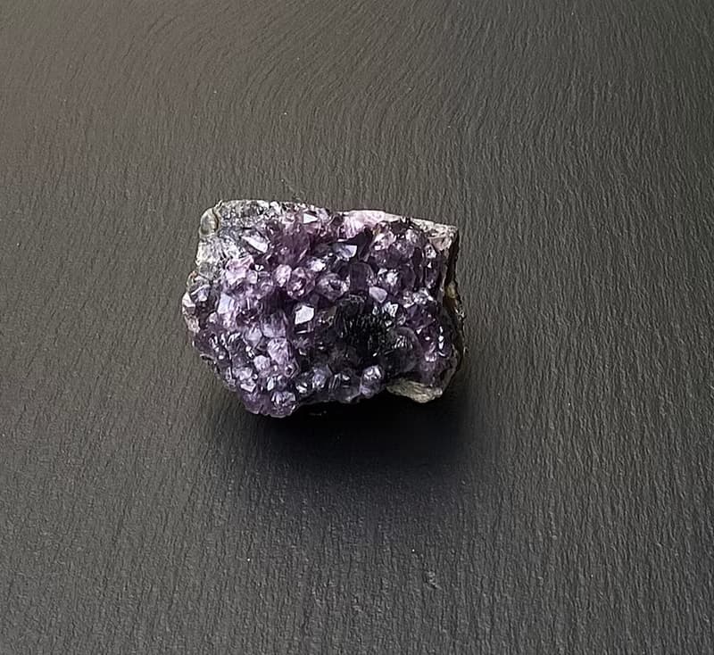 招財開運-天然原皮原礦夢幻漸層紫晶簇 紫水晶 消磁淨化 快速出貨