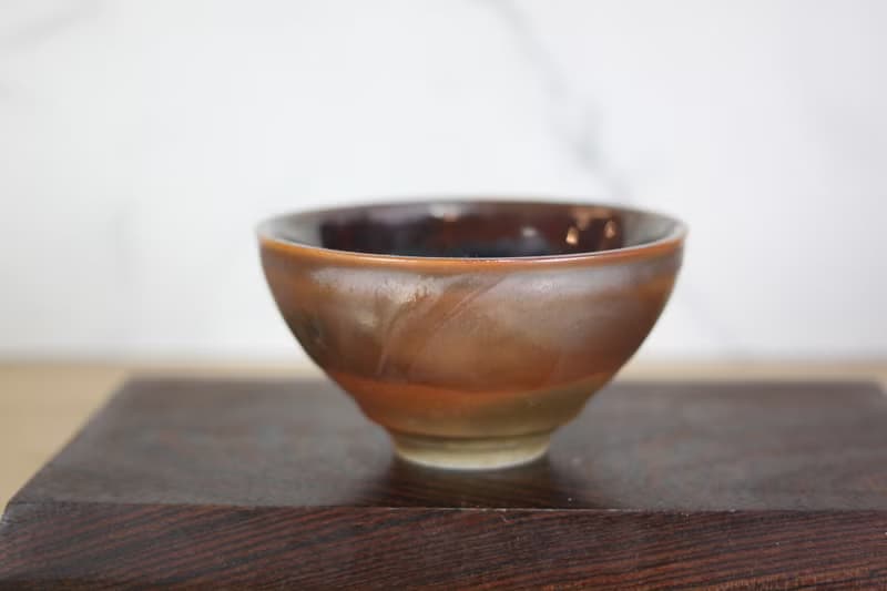【送禮好物】120ml 天目釉 柴燒茶杯 茶碗 鶯歌名家葉敏祥作品
