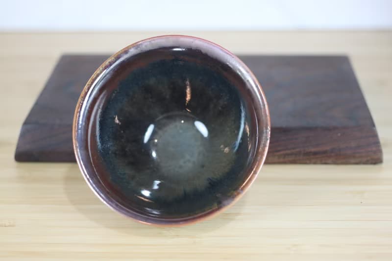 【送禮好物】120ml 天目釉 柴燒茶杯 茶碗 鶯歌名家葉敏祥作品